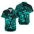 (Custom Personalised) Pisces Zodiac Polynesian Hawaiian Shirt Unique Style - Turquoise LT8 - Polynesian Pride