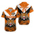 (Custom Personalised) Papua New Guinea Lae Snax Tigers Hawaiian Shirt Rugby Simple Style - Orange, Custom Text And Number LT8 Unisex Orange - Polynesian Pride