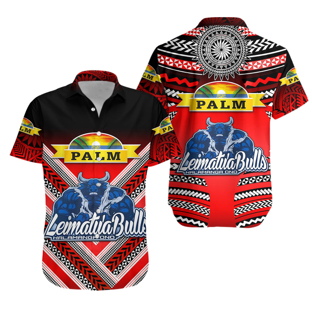 Mate Ma'a Tonga Hawaiian Shirt Leimatu'a Bulls Creative Style - Red LT8 Unisex Red - Polynesian Pride