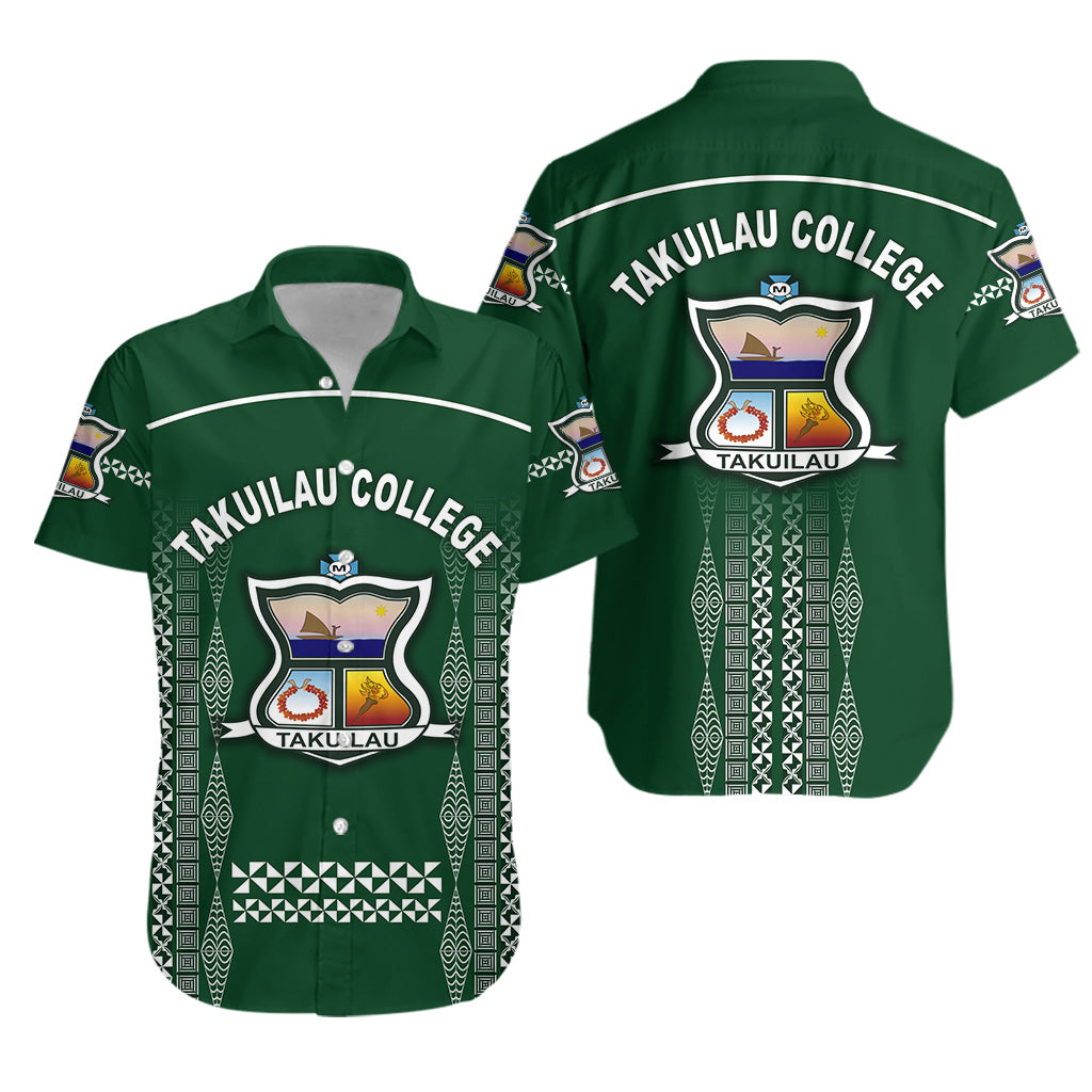 Tonga Takuilau College Hawaiian Shirt Unique Style LT8 Unisex Green - Polynesian Pride