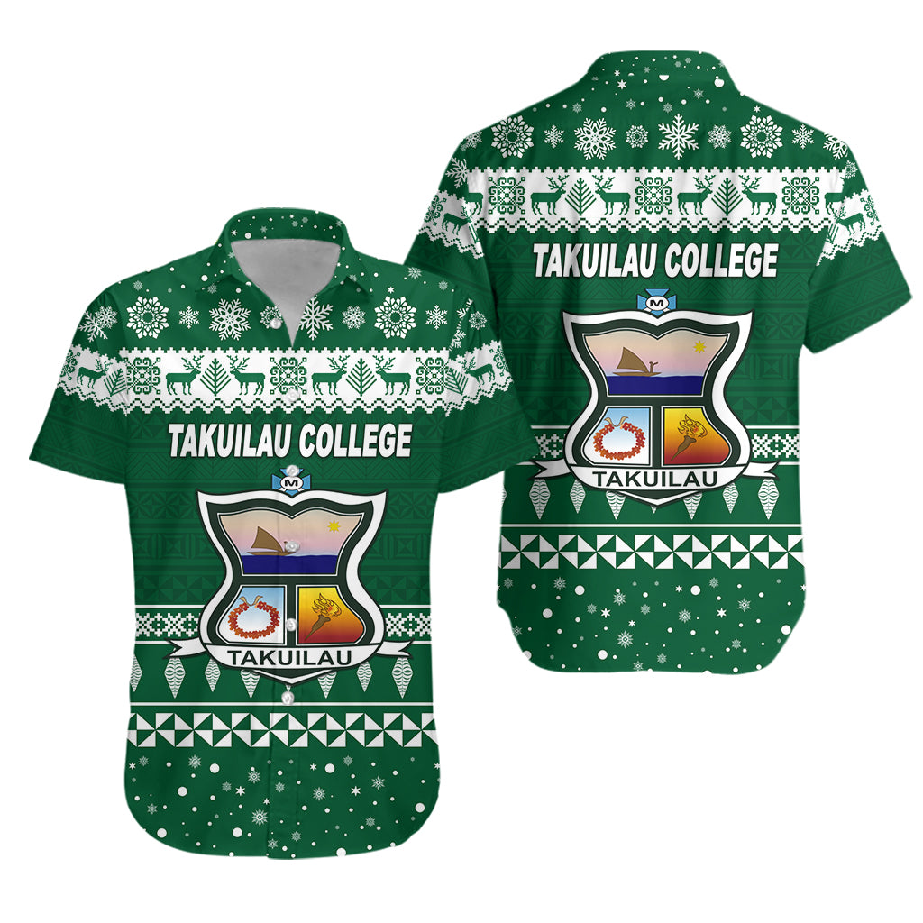 Takuilau College Christmas Hawaiian Shirt Simple Style LT8 - Polynesian Pride