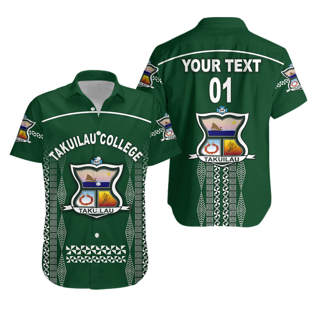 (Custom Personalised) Tonga Takuilau College Hawaiian Shirt Unique Style LT8 Unisex Green - Polynesian Pride