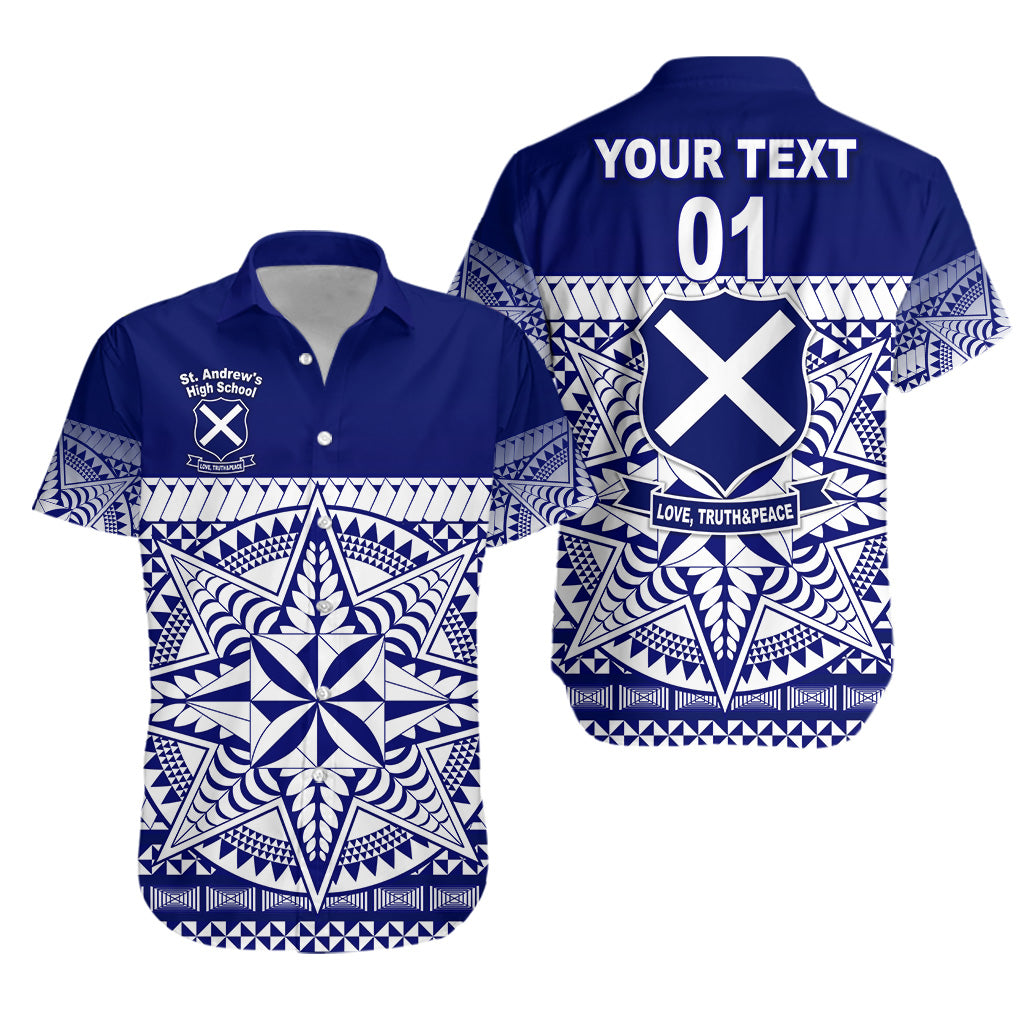 (Custom Personalised) St. Andrew's High School Hawaiian Shirt Simplified Version LT8 - Polynesian Pride