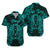 (Custom Personalised) Virgo Zodiac Polynesian Hawaiian Shirt Unique Style - Turquoise LT8 - Polynesian Pride