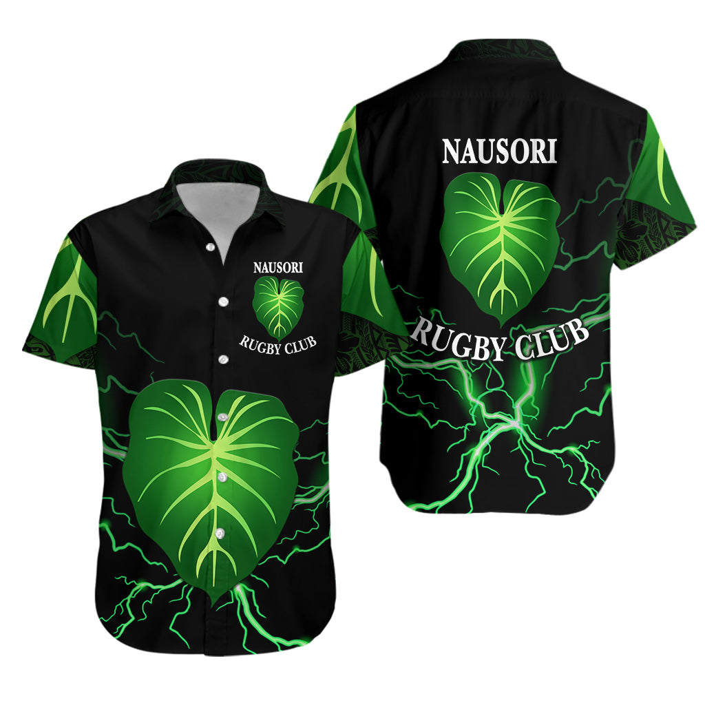 Fiji Nausori Rugby Hawaiian Shirt Simple Style LT8 Unisex Black - Polynesian Pride