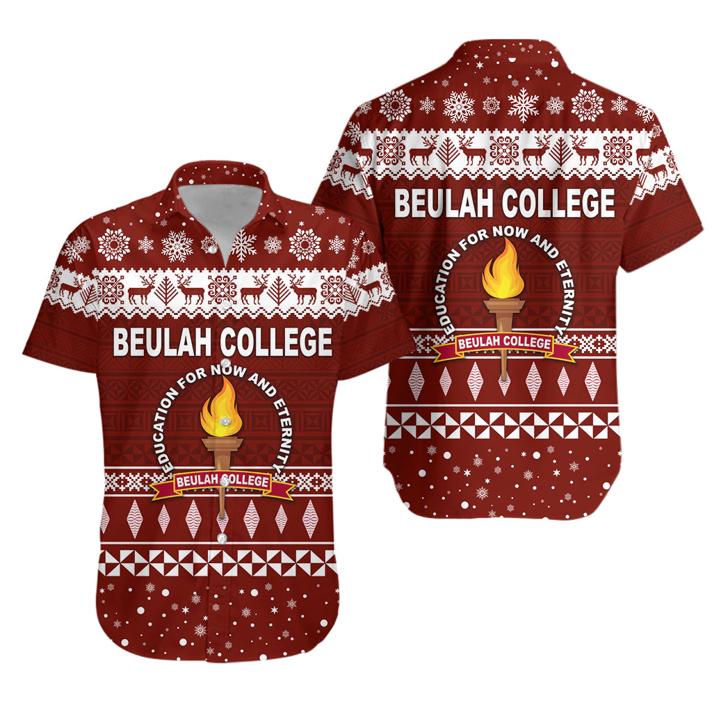 Tonga Beulah College Christmas Hawaiian Shirt Simple Style LT8 - Polynesian Pride