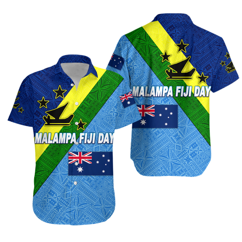 Vanuatu Malampa And Fiji Day Hawaiian Shirt Simple Style - Australia Flag LT8 - Polynesian Pride