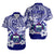 Samoa Polynesian Hawaiian Shirt Samoan Loved Turtles LT13 Unisex Blue - Polynesian Pride