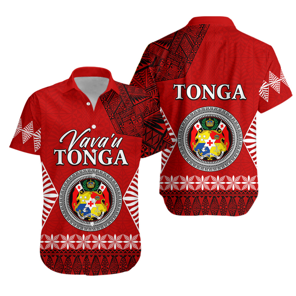 Vava u Tonga Hawaiian Shirt Tongan Ngatu LT13 Unisex Red - Polynesian Pride