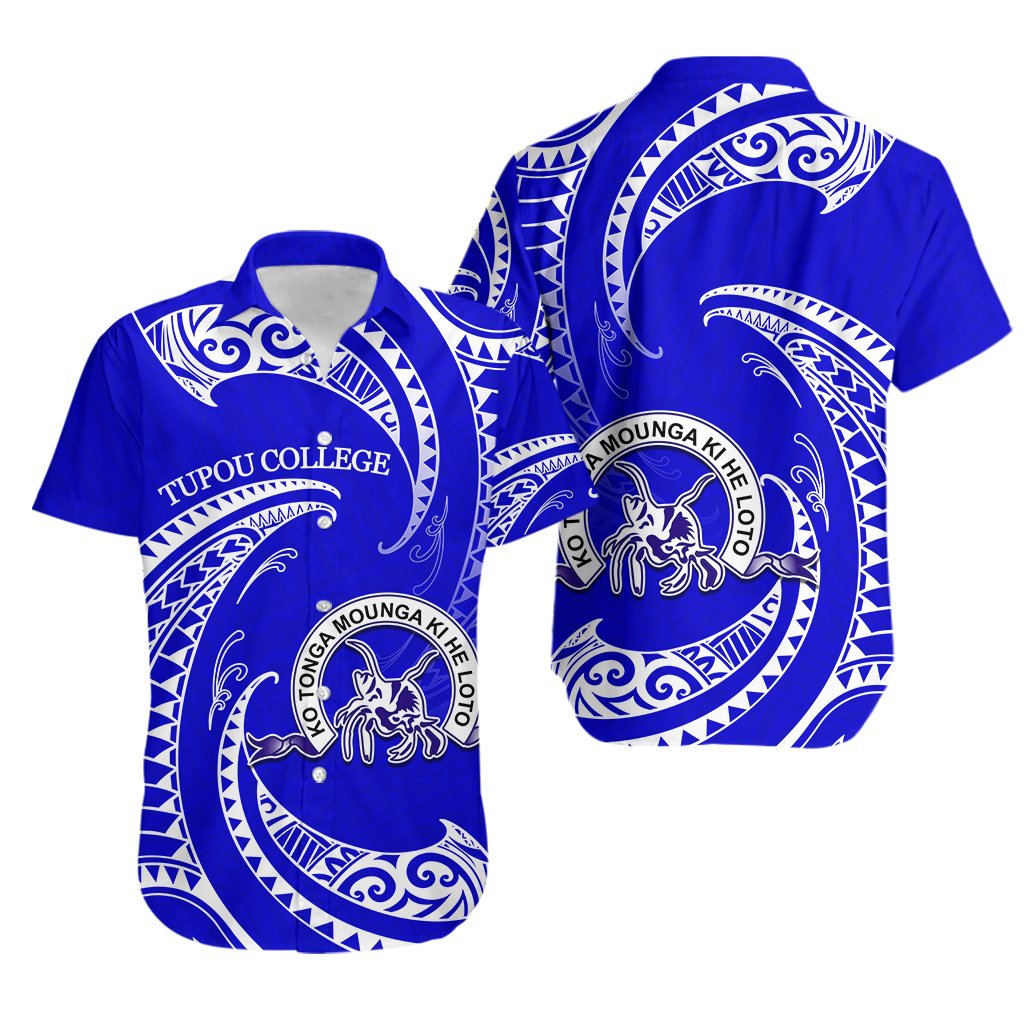 Tonga Tupou College Hawaiian Shirt Special Polynesian Unisex Blue - Polynesian Pride