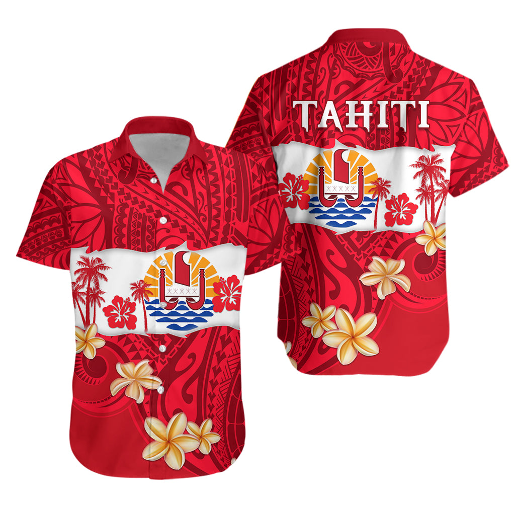 Tahiti Polynesian Hawaiian Shirt Mythical Destination LT13 Unisex Red - Polynesian Pride
