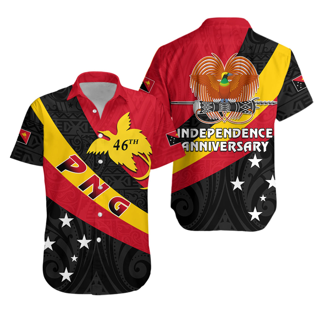 Papua New Guinea Hawaiian Shirt Happy Independence Day LT13 Unisex Red - Polynesian Pride
