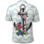 Hawaiian Anchor Hibiscus Wave Polo Shirt - Polynesian Pride