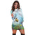 Hawaiian Animal In The Ocean Polynesian Hoodie Dress - AH - Polynesian Pride