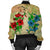 Hawaiian Blue And Red Hibiscus Polynesian Bomber Jacket - AH - Polynesian Pride