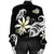 Hawaiian Butterfly Plumeria Polynesian Bomber Jacket - AH - Polynesian Pride