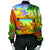 Hawaiian Couple Sing A Song On Beach Sunset Bomber Jacket - AH - Polynesian Pride