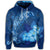 Hawaiian Dolphin Hibiscus Tropic Blue Polynesian Hoodie - Polynesian Pride