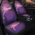 Hawaiian Dolphin Violet Polynesian Car Seat Covers - AH - Polynesian Pride