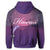 Hawaiian Dolphin Violet Polynesian Hoodie - Polynesian Pride