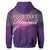 Custom Hawaiian Dolphin Violet Polynesian Hoodie - Polynesian Pride