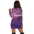 Hawaiian Dolphin Violet Polynesian Hoodie Dress - AH - Polynesian Pride