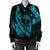 Hawaiian Fish Hook Hibiscus Banzai Surfing Polynesian Bomber Jacket Blue - AH - Polynesian Pride