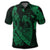 Hawaiian Fish Hook Hibiscus Banzai Surfing Polynesian Polo Shirt Green - Polynesian Pride