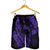 Hawaiian Fish Hook Hibiscus Banzai Surfing Polynesian Men's Shorts Purple - AH - Polynesian Pride