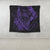 Hawaiian Fish Hook Hibiscus Banzai Surfing Polynesian Tapestry Purple - AH - Polynesian Pride