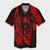 Hawaiian Fish Hook Hibiscus Banzai Surfing Polynesian Hawaiian Shirt Red - AH Unisex Black - Polynesian Pride