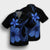 Hawaiian Fish Hook Hibiscus Plumeria Polynesian Hawaiian Shirt - Blue - AH - Polynesian Pride