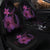 Hawaiian Fish Hook Hibiscus Plumeria Polynesian Car Seat Covers - Pink - AH - Polynesian Pride