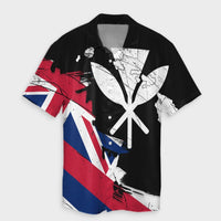Hawaiian Matching Dress and Hawaiian Shirt Hawaii Flag Hawaii Map Kanaka Polynesian Classic Style RLT14 - Polynesian Pride