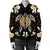 Hawaiian Gold Turtle Plumeria Bomber Jacket AH - Polynesian Pride