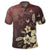 Hawaiian Golden Hibiscus Butterfly Polynesian Polo Shirt - Polynesian Pride