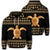 Hawaiian Golden Turtle Hibiscus Plumeria Polynesian Hoodie Unisex Art - Polynesian Pride