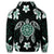 Hawaiian Greenie Turtle Plumeria Hoodie - Polynesian Pride