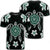 Hawaiian Greenie Turtle Plumeria T Shirt Unisex Black - Polynesian Pride