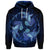 Custom Hawaiian Hammerhead Shark Kanaka Galaxy Polynesian Hoodie - Polynesian Pride