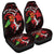 Hawaiian Hibiscus And Plumeria Flower Polynesian Car Seat Covers - AH Universal Fit Black - Polynesian Pride