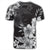 Hawaiian Hibiscus Black and White Polynesian T Shirt - Polynesian Pride