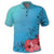 Hawaiian Hibiscus Flower Red Polo Shirt AH - Polynesian Pride