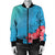 Hawaiian Hibiscus Flower Red Bomber Jacket - AH - AH - Polynesian Pride