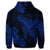 Hawaiian Hibiscus Memory Turtle Polynesian Hoodie Blue - Polynesian Pride