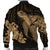 Hawaiian Hibiscus Memory Turtle Polynesian Bomber Jacket Gold - AH - Polynesian Pride