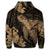 Hawaiian Hibiscus Memory Turtle Polynesian Hoodie Gold - Polynesian Pride