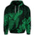 Hawaiian Hibiscus Memory Turtle Polynesian Hoodie Green - Polynesian Pride