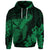 Custom Hawaiian Hibiscus Memory Turtle Polynesian Hoodie Green - Polynesian Pride