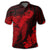 Hawaiian Hibiscus Memory Turtle Polynesian Polo Shirt Red - Polynesian Pride